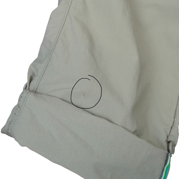 Marmot Nylon Roll Up Hiking Pants, Light Khaki - Size 10 - Picture 10 of 13